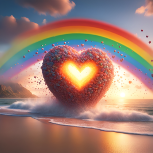 42. Rainbow Embrace