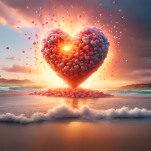 43. Sunset Heart